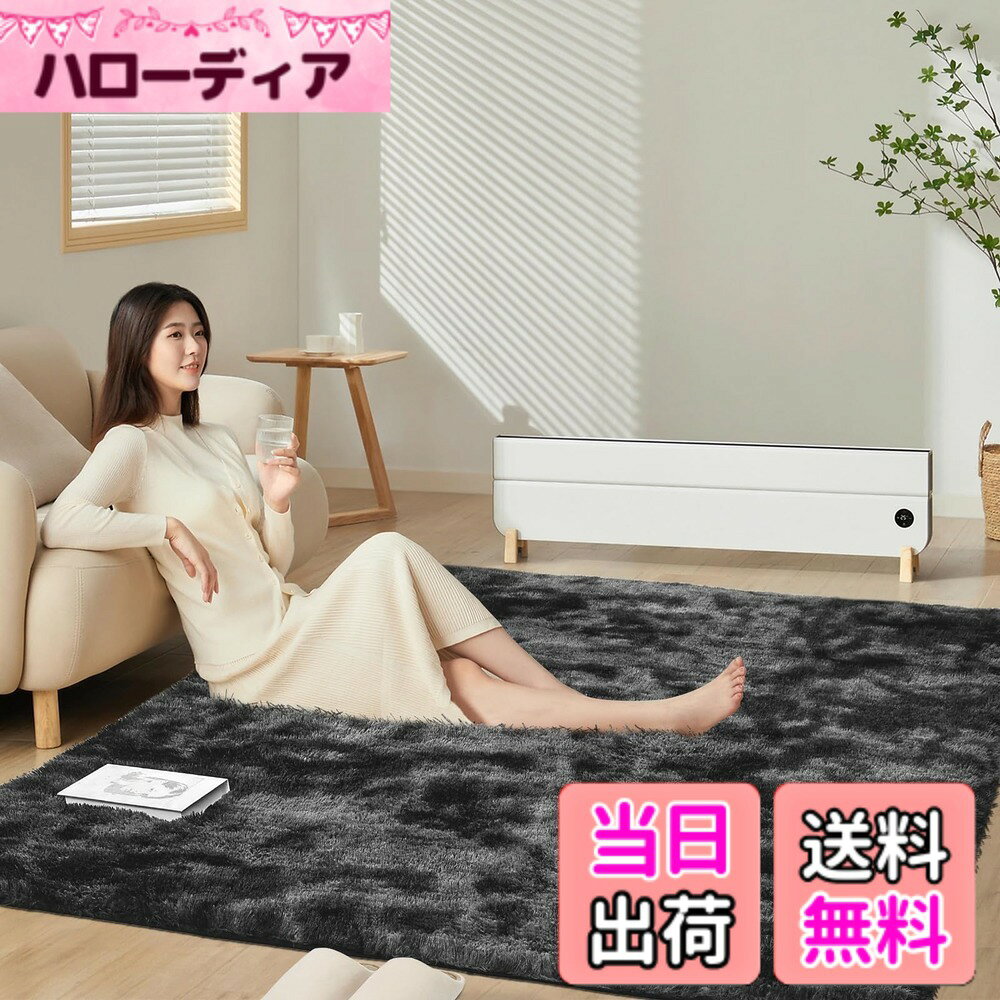 商品情報商品の説明商品の説明 SOMANT カーペット ラグ 3畳 独自技術の抗菌防臭加工 ラグマット シャギーラグ 絨毯 低反発 じゅうたん 滑り止め付き 厚手 防音 洗えるラグ 床暖房対応 ホットカーペット対応 マット リビング用 200x250cm ブラックxグレー 安全警告 滑り止めに注意してください。高齢者や子供、ペットのいる家庭で使用する場合は特に慎重にご使用ください。主な仕様 【厚手仕様カーペット】サイズ：200x250cm 三畳 表地：ポリエステル100％ 35mm 中間層：ウレタンフォーム約10mm 裏面：不織布(滑り止め加工)約2mm　重量：約3.4kgbr【抗菌防臭ラグ】本社が独自に開発した抗菌技術が施されており、細菌や真菌の成長を抑制し、ラグを長期間清潔で衛生的に保つことができます。ラグの清掃の手間を減らすだけでなく、ご家族や友人を常に清潔で安全な環境に保つことができます。【滑り止め20%アップラグ】お子様や高齢者、ペットのいるご家庭の安全を確保するために、特別にゴムドットの厚みを強化しました。これにより、高齢者がカーペットの上を歩く際に滑る心配をせずに安心して歩けるようになり、お子様が遊ぶ際もより安全に走り回ることができます。また、犬が膝蓋骨脱臼を起こして動物病院に行く回数も減らすことができます。【圧縮可能なカーペット】お客様によりお得な商品を提供するために、圧縮して発送します。当社では圧縮可能な中層スポンジを採用しています。このようなスポンジは圧縮されてもすぐに元の形に戻り、折り目が残りません。多くの企業はコスト削減のために、圧縮配送のカーペットを製造する際、圧縮可能なスポンジを使用していないのです。このようなカーペットは折り目がさらに目立ち、元に戻りにくく、また、端が反り返るリスクもあります。また、圧縮によって内部構造が損なわれるため、そのようなカーペットは宣伝されているよりも薄くなることがあります。【品質】カーペットは出荷前には日本国内にてしっかり検品を行っておりますので、ご安心ください。万が一カーペットに不具合がある場合は、お気軽に当店までご連絡ください。※お客様ご注意：カーペット輸送の際に折りたたんでお届けするため、開封時に折りジワや歪み、寸法不足等の変形が生じる場合がありますが、三日間ほどご使用いただければ、ゆっくりと回復します。製品サイズに個体差があるため表記サイズより1-3％の誤差がある場合がございます。