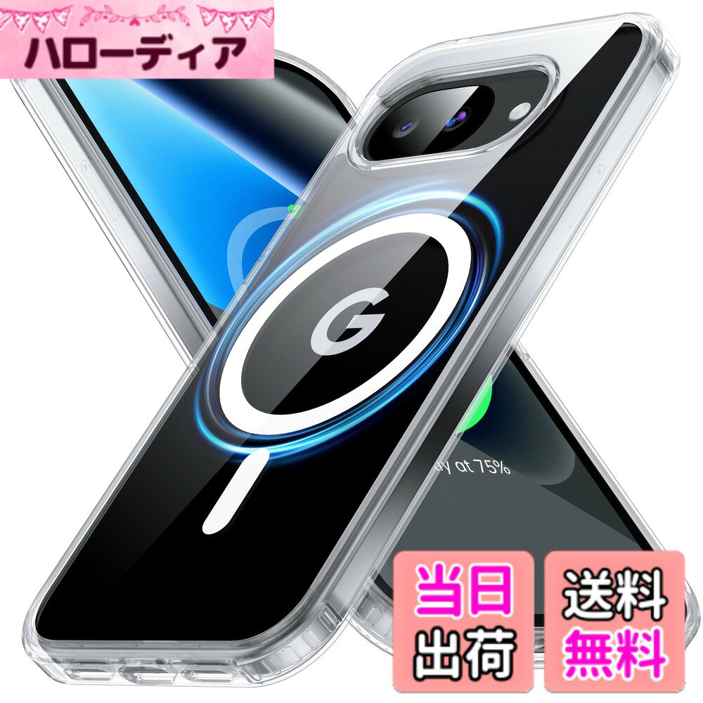 FNDMIL Google Pixel Series 用 カバー Mag-Safe対応 薄型 色：クリア、サイズ：Google Pixel 10a