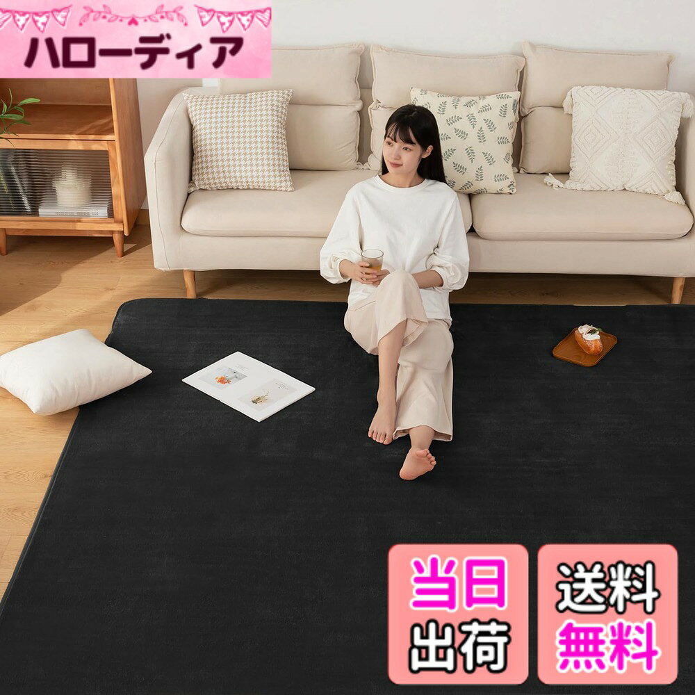 商品情報商品の説明主な仕様 【ラグマット仕様・注意事項】サイズ：約200x300cm （約4.5畳）　起毛の高さ：約4mm、ウレタン厚：約6mm、不織布と滑り止め加工は約1mm　表地：フランネル素材（ポリエステル100％） 裏地：不織布（ポリエステル100％・滑り止めドット付き）中材：ウレタンフォーム 【ご注意】商品輸送の際に折りたたんでお届けするため、開封時に折りジワ、歪み・寸法不足等の変形がありますが、約1週間ほどご使用になれば、ゆっくりと回復します。ラグサイズに個体差があるため表記サイズより1~4%の誤差がある場合がございます。モニターの発色の具合によって実際のものと色が多少異なる場合があります。また、生産ロットによりお色味の差が出る場合がございます。複数ご注文いただいた場合は、お色味が揃わない可能性がございます。【品質】ご使用中に何か問題があれば、弊社にご連絡いただければ迅速に対応いたしますので、安心してお買い求め頂けます。【フランネル素材・オールシーズン対応】 きめが細かく柔らかいマイクロファイバーを高密度で織り込みました。ふんわりと心地いい肌ざわりが特徴です。オールシーズン使えるフランネル素材絨毯が、光の加減や毛並みで色合いが変化します。【抗菌防臭・安全安心】肌が直接触れるラグだからこそ、安心してお使いいただけるように菌の繁殖や、臭いを抑制する抗菌防臭加工とダニの繁殖を抑制する効果のある防ダニ加工を施しています。当社の製品は薬剤等を使用して様々な加工を施しておりますが、身体に害になるような過剰な加工は、一切しておりません。低ホルマリン基準をクリアした当社の製品はアレルギーが気になる方やお子さまがいる家庭でも安心してお使いいただけます。【滑り止め加工・耐熱加工】カーペットの裏面にはゴム製の滑り止め加工が施してあり、フローリングに敷いても滑りにくく、お子さまやお年寄りのいるご家庭でも安心です。裏面には不織布を使用しているので、フローリングを傷から守ります。耐熱加工を施してあるのでホットカーペットや床暖房にも対応しております。【軽量設計・お手入れ簡単】適度な毛足の長さで、ゴミやほこりが絡まりにくい、掃除機で掃除することもできます。使っていると気になる汚れも、ご家庭で丸洗いができるから安心です。軽量だからお洗濯や模様替えの際の持ち運びもラクラク。※洗濯機洗いする前にお使いの洗濯機の指定容量等をご確認の上、洗濯してください。洗濯機に入らない場合は無理に押し込まず、手洗いしてください。