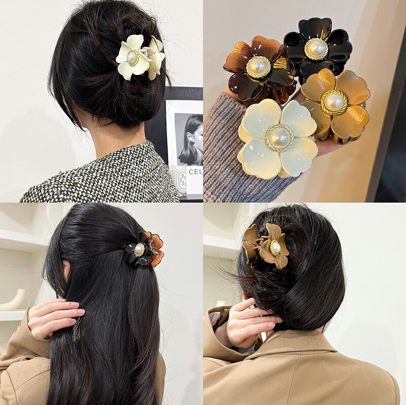 ヘアバレッタ 花　デザインヘアピン　 ヘアアクセサリー 髪留め ヘアアレンジ シンプル パッチンどめ パッチン留め プチプラ パッチン ピン ヘアアクセ キッズ お呼ばれ 前髪留め 髪飾り 大人 学生 子供 女の子 キッズ コスプレ ヘアアク 大きめ