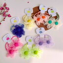 【値下げ】キッズヘアゴム ヘアゴム 花形 ビビッドカラー ドッド柄 透明 レース ヘアアクセサリー ヘアアクセ 髪留め ヘアアレンジ 子供 キッズ 女の子 型 ...