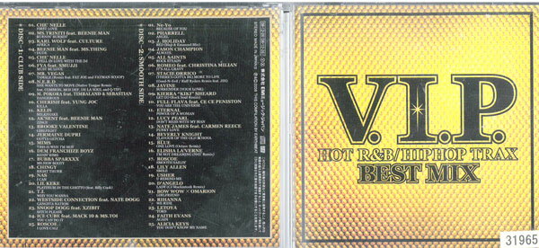 V.I.P.-HOT R＆B/HIPHOP TRAX-BEST MIX　中古CD_m