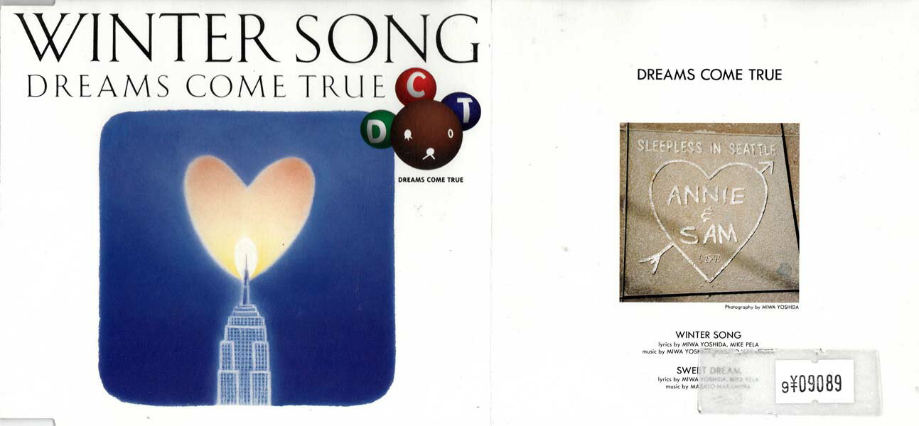 WINTER SONG DREAMS COME TRUE 裏ジャケットなし。 中古CD_m