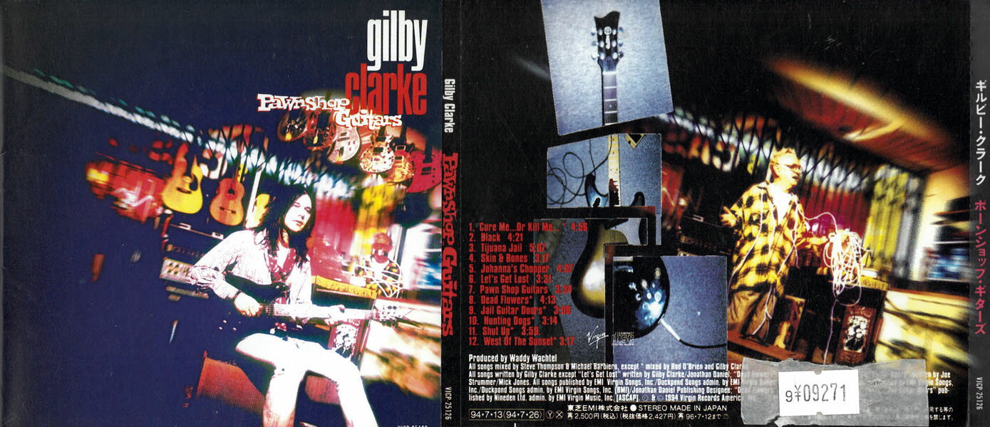 gilby clarke apawnshop Guitars 　ギルビー・クラーク　　ポーンショップ・ギターズ　　　　中古CD_m