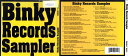 Binky Records Sampler 歌詞カードなし。 　BINKY 9001 　　【ケースなし】中古CD_m