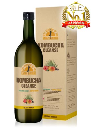 コンブチャ クレンズ（ KOMBUCHA CLEANSE ) /アーリーサンライズ（EARLY SUNRISE）/海外セレブに大人気！200種類以上の【酵素】とダブルのプレミアム【酵母】！コンブチャ/KOMBUCHA/発酵ドリンク