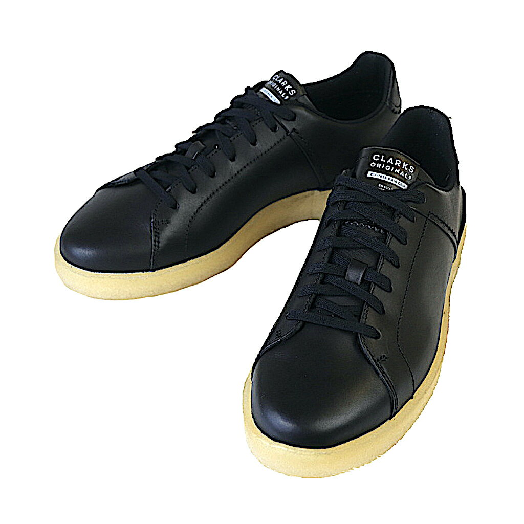 クラークス レザースニーカー メンズ CLARKS ORIGINALS クラークス オリジナルズ 26162020 TORMATCH メンズ トーマッチ ブラックレザー クレープソール USモデル