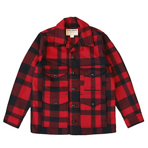 FILSON フィルソン 11010043 MACKINAW CRUISER メンズ マッキーノクルーザー RED x BLACK ウールコート ウールジャケット アメリカ製