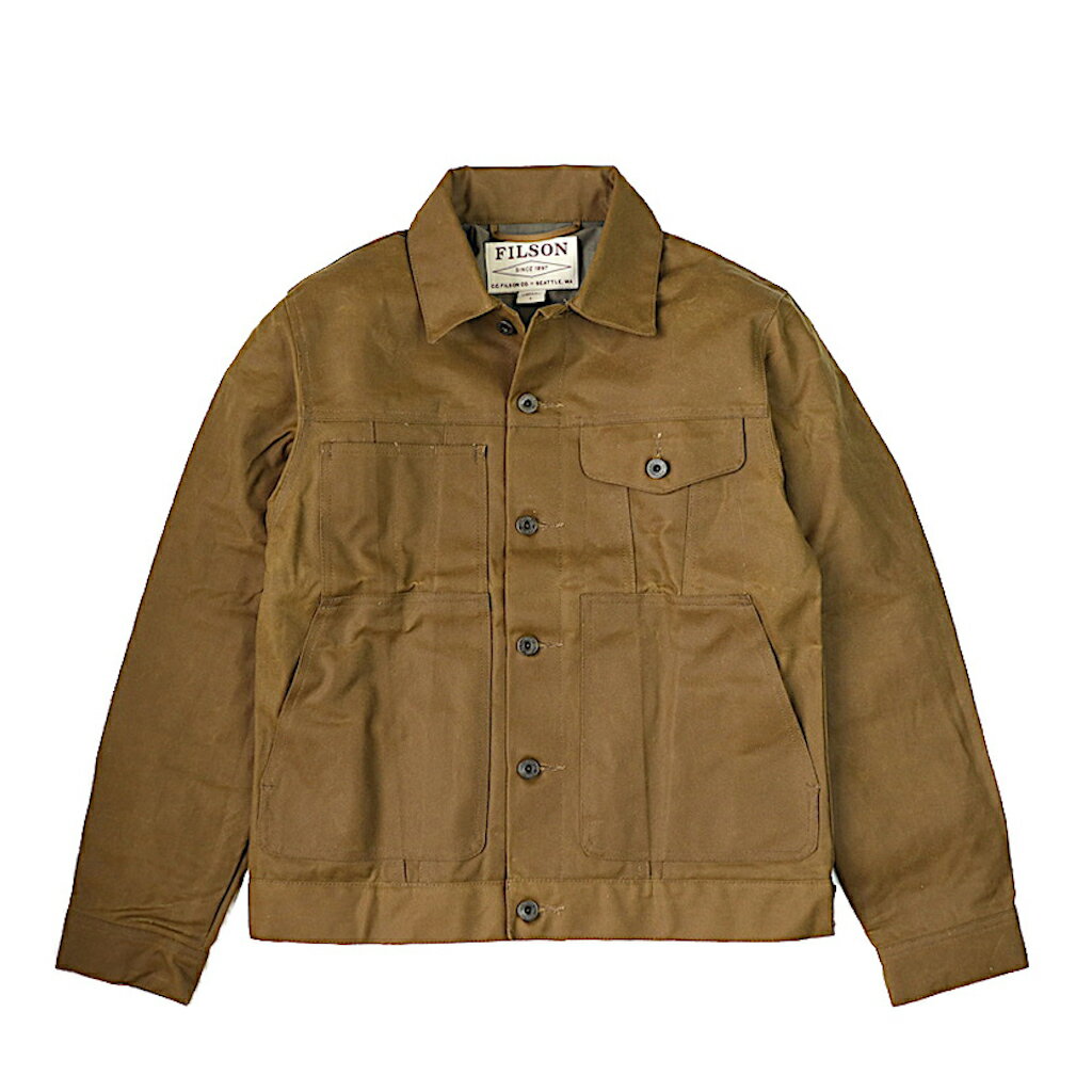 FILSON フィルソン 20232828 TIN CLOTH SHORT LINED CRUISER メンズ ティンクロス ショート ラインド クルーザー ダーク タン 定番モデル reco