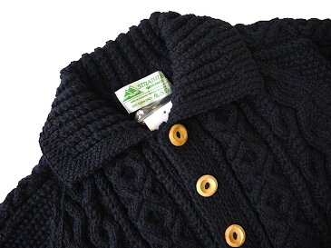 STRATHTAY ストラステイ 3A LUMBER CARDIGAN NAVY ランバー カーディガン スコットランド製