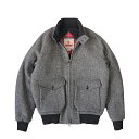 バラクータ BARACUTA バラクータ P.ウール G9 オーセンティックフィット ポケット ヘリンボーン グレー ハリントン ジャケット