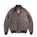 バラクータ BARACUTA バラクータ P.ウール G9 オーセンティックフィット ポケット ハウンドツゥース グレー ハリントン ジャケット