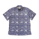 REYN SPOONER レインスプーナー MEN 039 S LAHAINA SAILOR メンズ ラハイナ セイラー クラシックフィット ボタンダウン ネイビー アロハシャツ アーカイブ