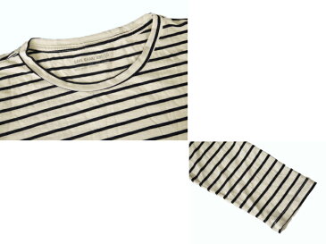 Save Khaki【セーブ カーキ】SK044 L/S Marine Stripe Crew Tee アメリカ製