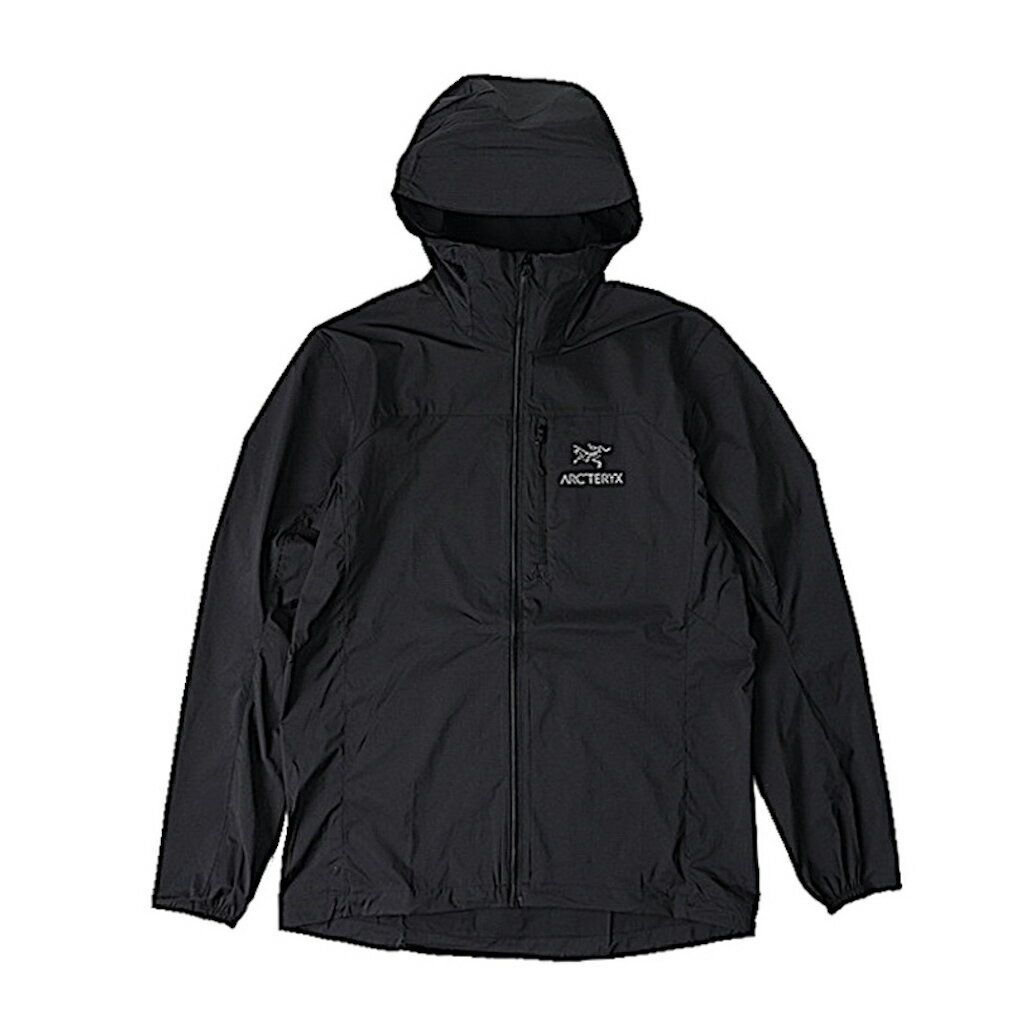 ARC'TERYX アークテリクス X000007411 M'S SQUAMISH HOODY スコーミッシュ フーディ ブラック マウンテンパーカ 超軽量 防風 2024年 春夏入荷商品