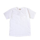 CAL CRU カルクルー メンズ クルーネック ポケット Tシャツ アメリカ製【ネコポス対応商品】