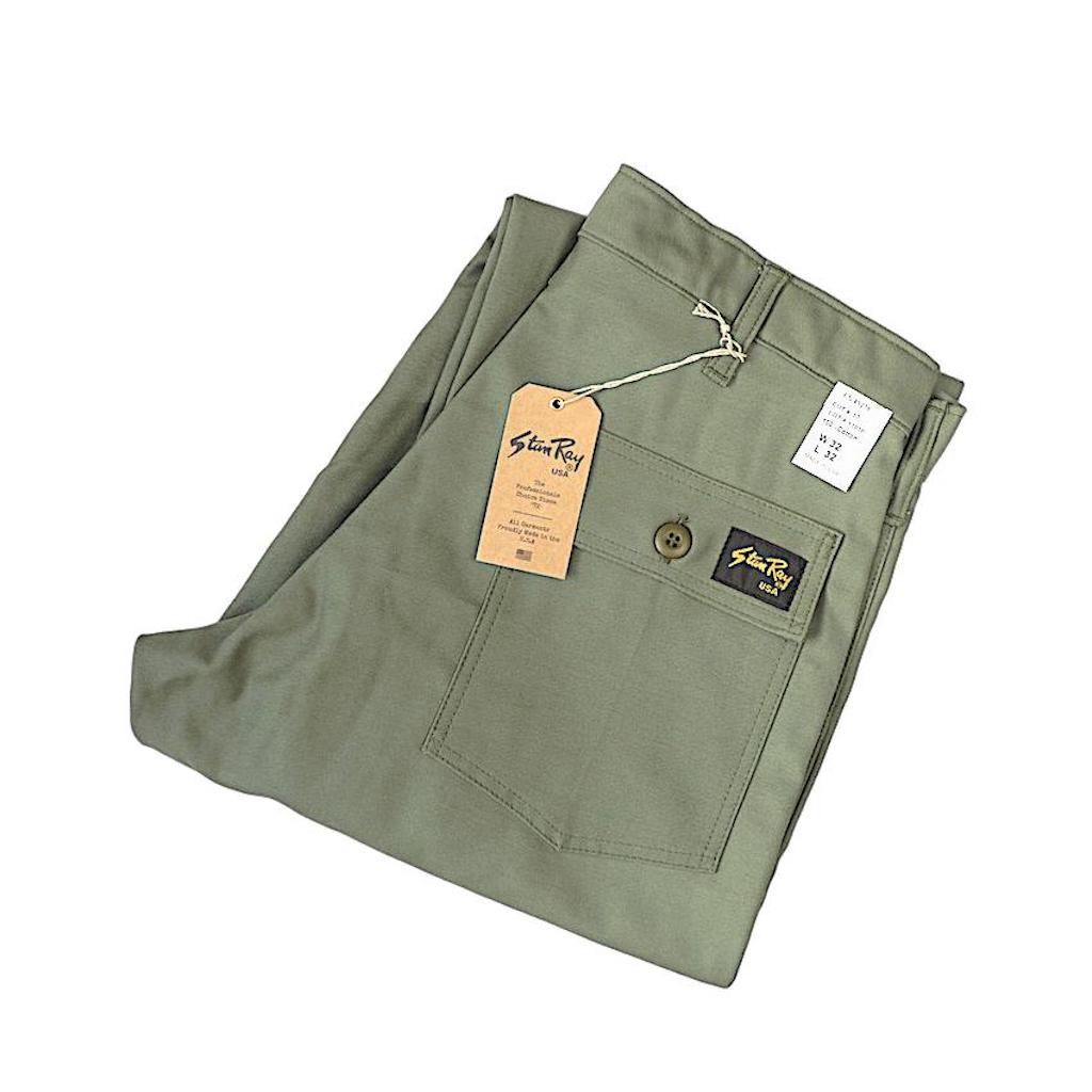 Rakuten - STAN RAY スタンレイ 1101 4 POCKET FATIGUE PANT ファティーグ パンツ オリーブ ベイカーパンツ 定番アイテム アメリカ製