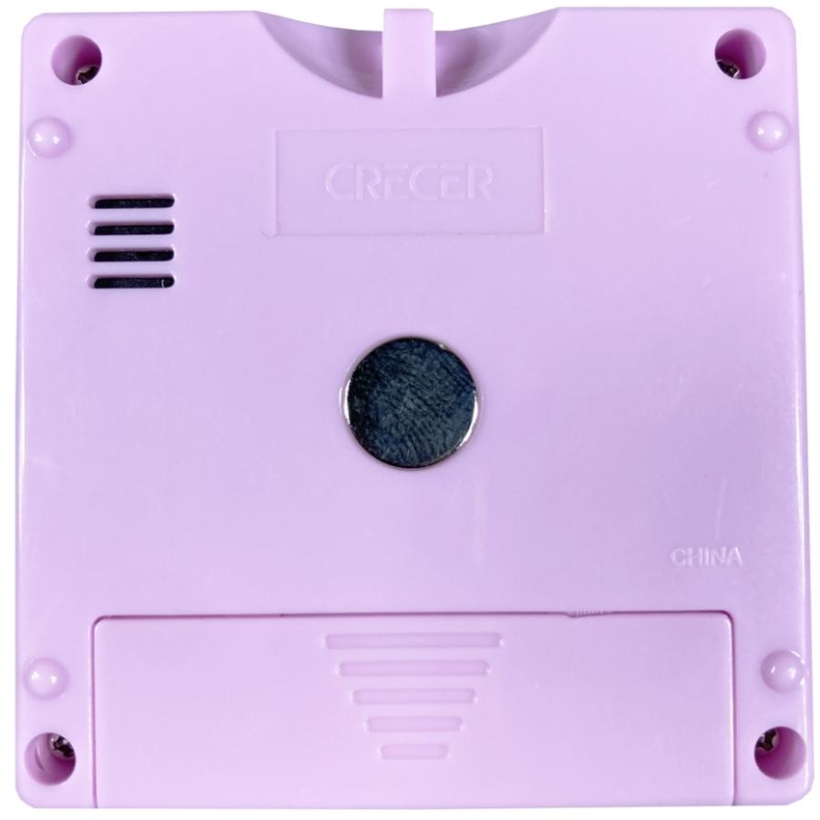 ヘムリーベットのクレセル 長時間セット抗菌タイマー パープル CTK-200P 【タイマー キッチン マグネット 置き 掛け 穴 カウントアップ カウントダウン】｜アングル2