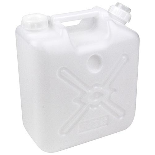 土井金属化成 広口缶 5L ノズル付き 【断水 災害 給水 防災 アウトドア キャンプ レジャー】