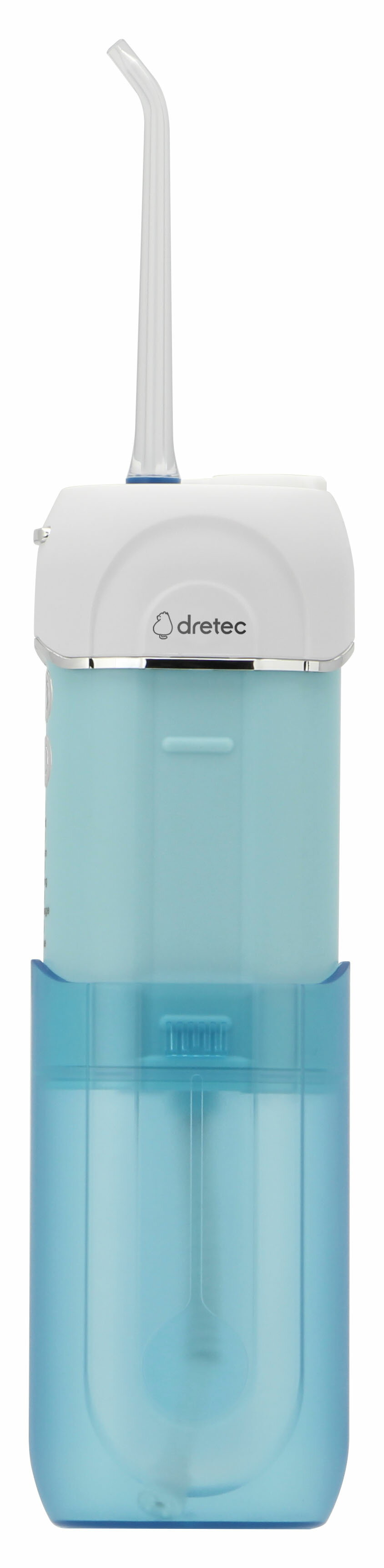 ドリテック 口腔洗浄機 ジェットクリーンポータブル ブルー FS-101 BL　dretec USB充電 コードレス 持ち運び ポータブル コンパクト ウォーターフロス 防水 電動 デンタルフロス 歯磨き 口臭 歯垢 プラーク 歯石 歯周ポケット 治療歯 口腔ケア
