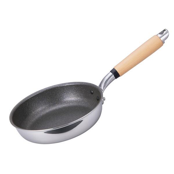 Rakuten - 北陸アルミ 極ふかみ IHフライパン 20cm A-3121 【ガス火対応 IH対応 日本製 送料無料 深型 軽量 軽い 快適 ミラー 新生活】