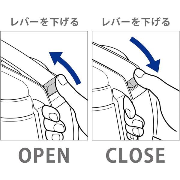 ヘムリーベットの岩崎工業 縦置き横置き シームレスピッチャー 3.0L 【ラストロウェア K-1287 冷水筒 大きい 大 サイズ タテ ヨコ 置き パッキン 一体型 冷水筒 夏 麦茶 お茶 日本製】｜アングル2