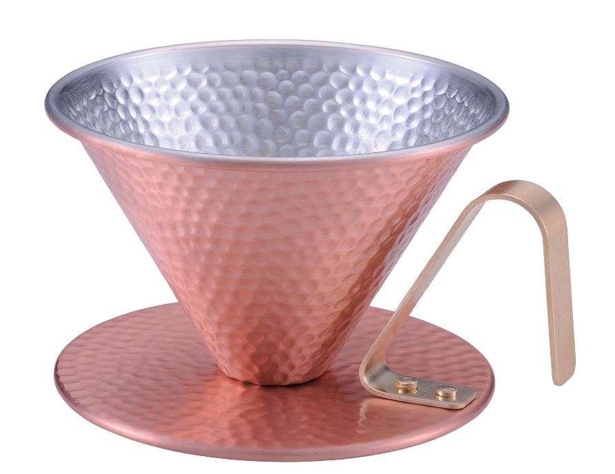 「銅のコーヒードリッパー」槌目　4086