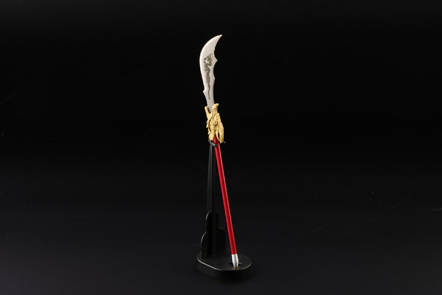 ニッケン刃物 青龍偃月刀 ペーパーナイフ ダンボールオープナー スタンド付き 三国志 関羽 モデル SR-28D 【日本製 カッター 切れ味 抜群 段ボール 封...