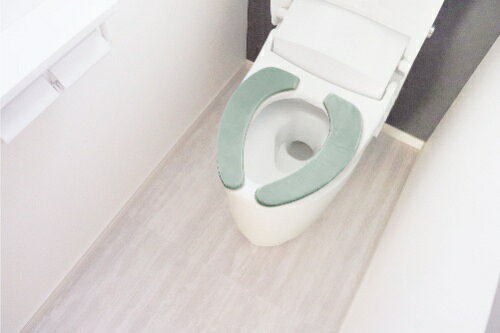 オカトー 貼るだけ消臭 ふかふか便座シート ブルー