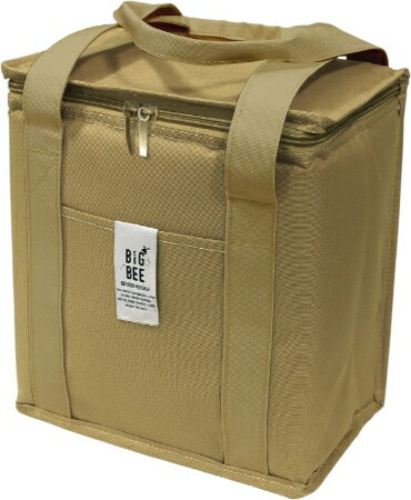Rakuten - オカトー BigBee BOX型 クーラーランチバッグ サンドベージュ 【ランチトート お弁当袋 大容量 保冷 保温 メンズ レディース おしゃれ 保冷バッグ シンプル】