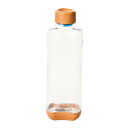 パール金属 HB-4855 ブロックスタイル PCアクアボトル700ml(ウッド調×クリア) 直飲み ダイレクトボトル