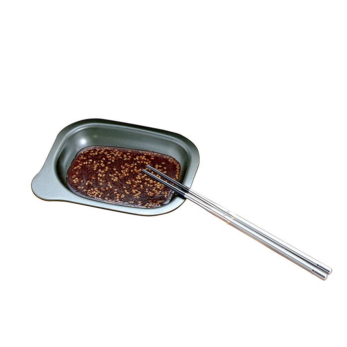 キャプテンスタッグ UG-3315 焼肉たれ皿　メタルブラック
