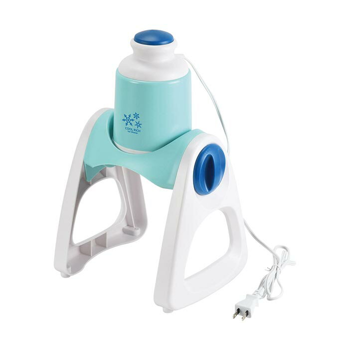 パール金属 D-6622 クールリッチ 2通り削れる電動かき氷器(ミントブルー)