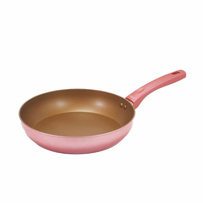 Ih Compatible - パール金属 CP-8796 VISIONS GOLD Coating IH対応フライパン28cm PINK