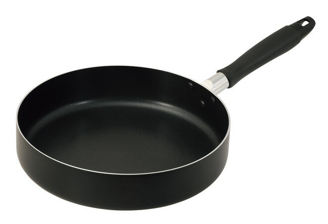 Frying Pans （Aluminum） - パール金属 底広 ふっ素ハード加工IH対応プレートパン26cm HC-654 【ガス火対応 IH対応 底広 軽量 深型 丈夫 長持ち】