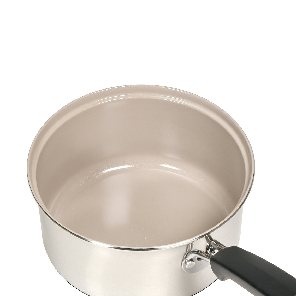 パール金属 HC-1079 ルミール 3層底ガラス蓋付片手鍋16cm(内面セラミック加工) 【L...