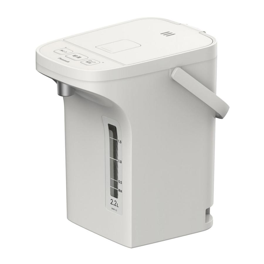 ピーコック 電気ポット 2.2L 電動給湯式 早沸きタイプ アッシュホワイト WMR-22 WH 【peacock 電気 ポット 沸かす 早い 高速 すぐに 沸く コンパクト】