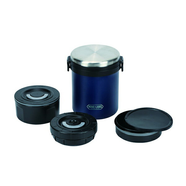 ☆送料無料☆パール金属 HB-5669 ホームレーベル 全真空ステンレスランチジャー1500(ネイビー)