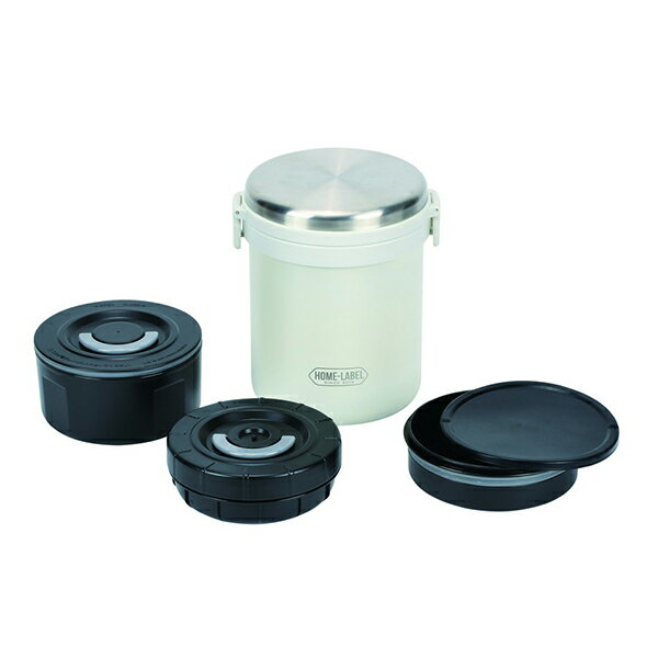 ☆送料無料☆パール金属 HB-5670 ホームレーベル 全真空ステンレスランチジャー1500(ホワイト)