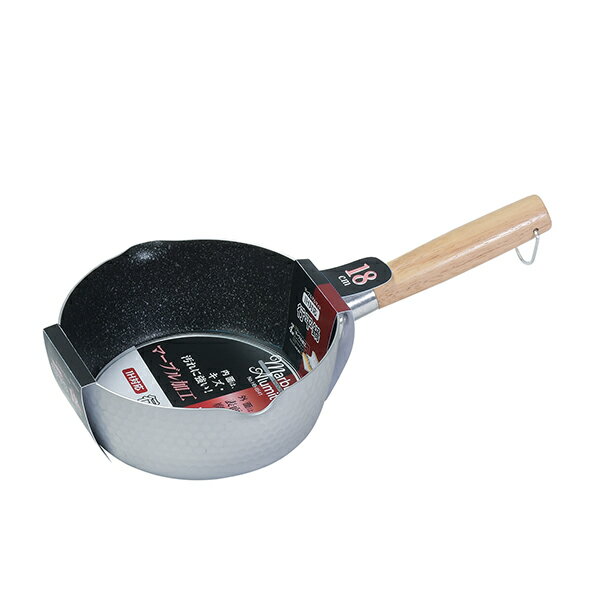 【2980円以上送料無料】パール金属 HB-6541 マーブルアルマイト IH対応行平鍋18cm