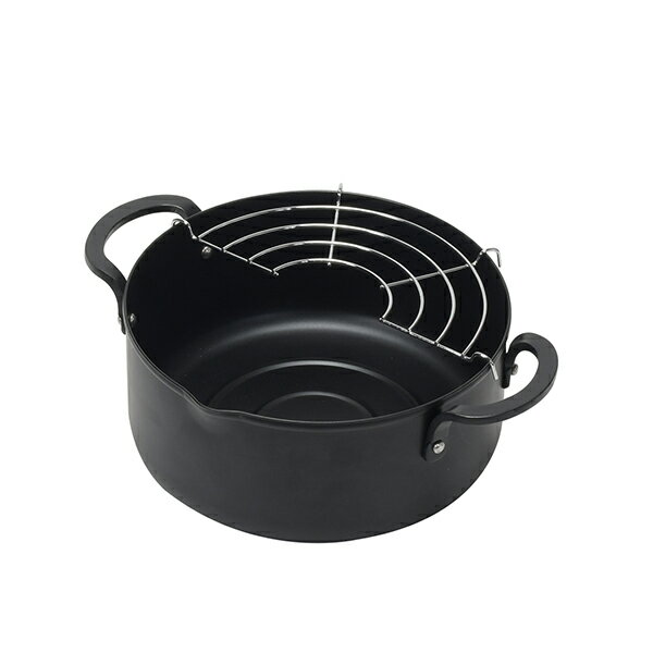 【2980円以上送料無料】パール　HB-6579 チーノ 鉄製天ぷら鍋18cm