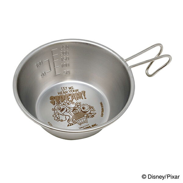 【2980円以上送料無料】キャプテンスタッグ MA-2330 ディズニー ステンレスシェラカップ320ml（モンスターズ・インク／スクリーム）