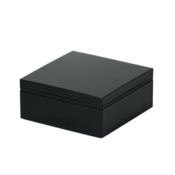 【2980円以上送料無料】パール　D-6590 普段使いできる重箱1段(ブラック)ゴムベルト付