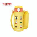 サーモス 真空断熱ストローボトル 0.41L ミッフィー イエローオレンジ FJV-400FB Y-OR 【THERMOS 水筒 子供用 キッズ ワンタッチ MIFFY 食洗機対応 保冷 パッキン一体型 ポーチ付き】(3)