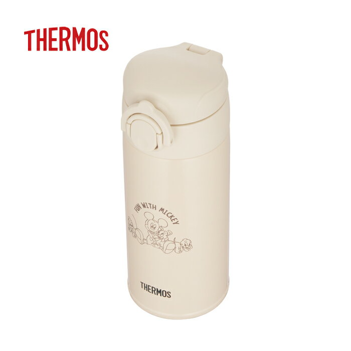 サーモス 調乳用ステンレスボトル 0.35L ミッキー ベージュ JPA-350DS BE 【THERMOS 調乳 粉ミルク 保..
