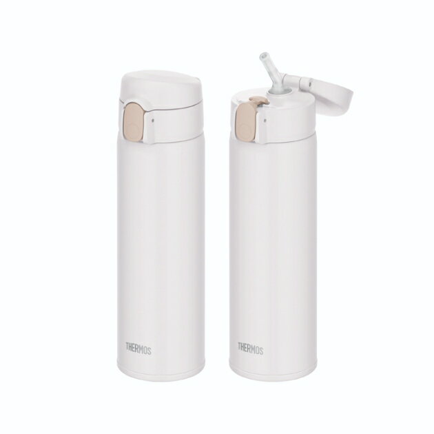サーモス 真空断熱ストローボトル 0.51L ホワイト FKA-500 WH 【THERMOS 水筒 食洗...