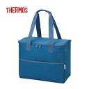 サーモス 保冷ショッピングバッグ 25L ブルー RFI-025 BL 【THERMOS ソフトクーラー クーラーバッグ 保冷バック 保冷力 断熱 大容量 大型 大きめ 肩掛け マチ ポケットつき】(4)