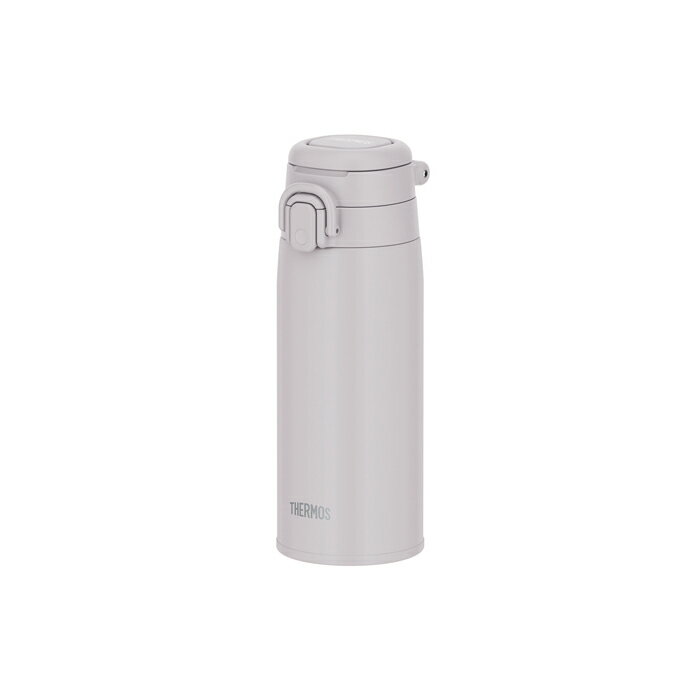 サーモス ループ付き水筒 真空断熱ケータイマグ JOS-551 LGY ライトグレー 550ml【THERMOS ステンレス製 水筒 0.55L 550ml 保温 保冷 食洗機対応 魔法びん構造 スポーツ飲料OK キャリーハンドル付き マイボトル 水分補給】