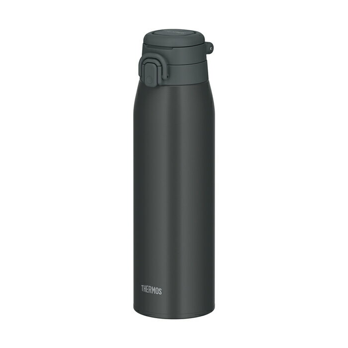 Rakuten - サーモス ループ付き水筒 真空断熱ケータイマグ JOS-1001 CHL チャコール 1000ml【THERMOS ステンレス製 水筒 1L 1000ml 保温 保冷 食洗機対応 魔法びん構造 スポーツ飲料OK キャリーハンドル付き マイボトル 水分補給】