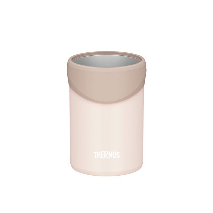 Rakuten - サーモス 保冷缶ホルダー JDU-351 BEP ベージュピンク 350ml缶用【THERMOS 保冷 保温 カバー 缶クーラー 食洗機対応 アウトドア 缶飲料 冷たさ 温度キープ 2WAY 缶ごと 缶のまま アウトドア】